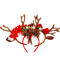 Cute Christmas Antler Headband Reindeer Holiday Hair Accessory For Women 5