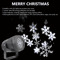 LED Snowflake Projector Light USB Christmas Holiday Projection Lamp 3