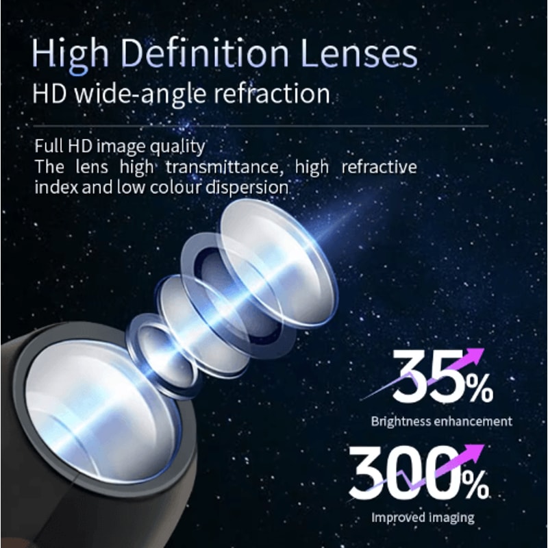 USB Christmas Projector Light Santa Elk LED Pattern Night Lamp 5