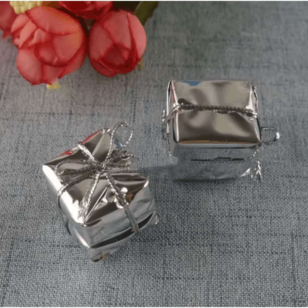 50Piece Mini Christmas Gift Box Ornaments Colorful Tree Party Decorations 2