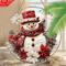 Festive Snowman Christmas Door Sign Acrylic Winter Hanging Decoration 5
