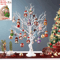 16Piece Snowman Christmas Ornaments Cute Wooden Tree Hanging Decorations 2