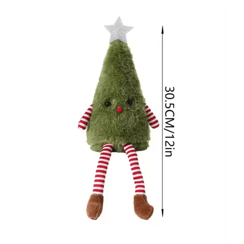 Cute Plush Christmas Tree Doll Festive Holiday Decoration Gift 1