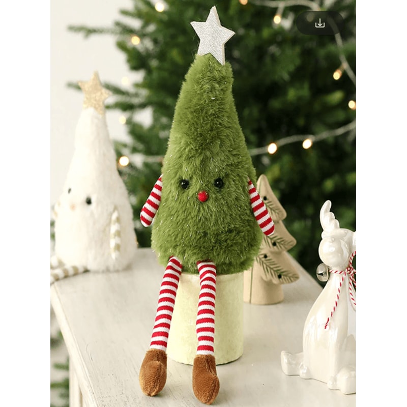 Cute Plush Christmas Tree Doll Festive Holiday Decoration Gift 3