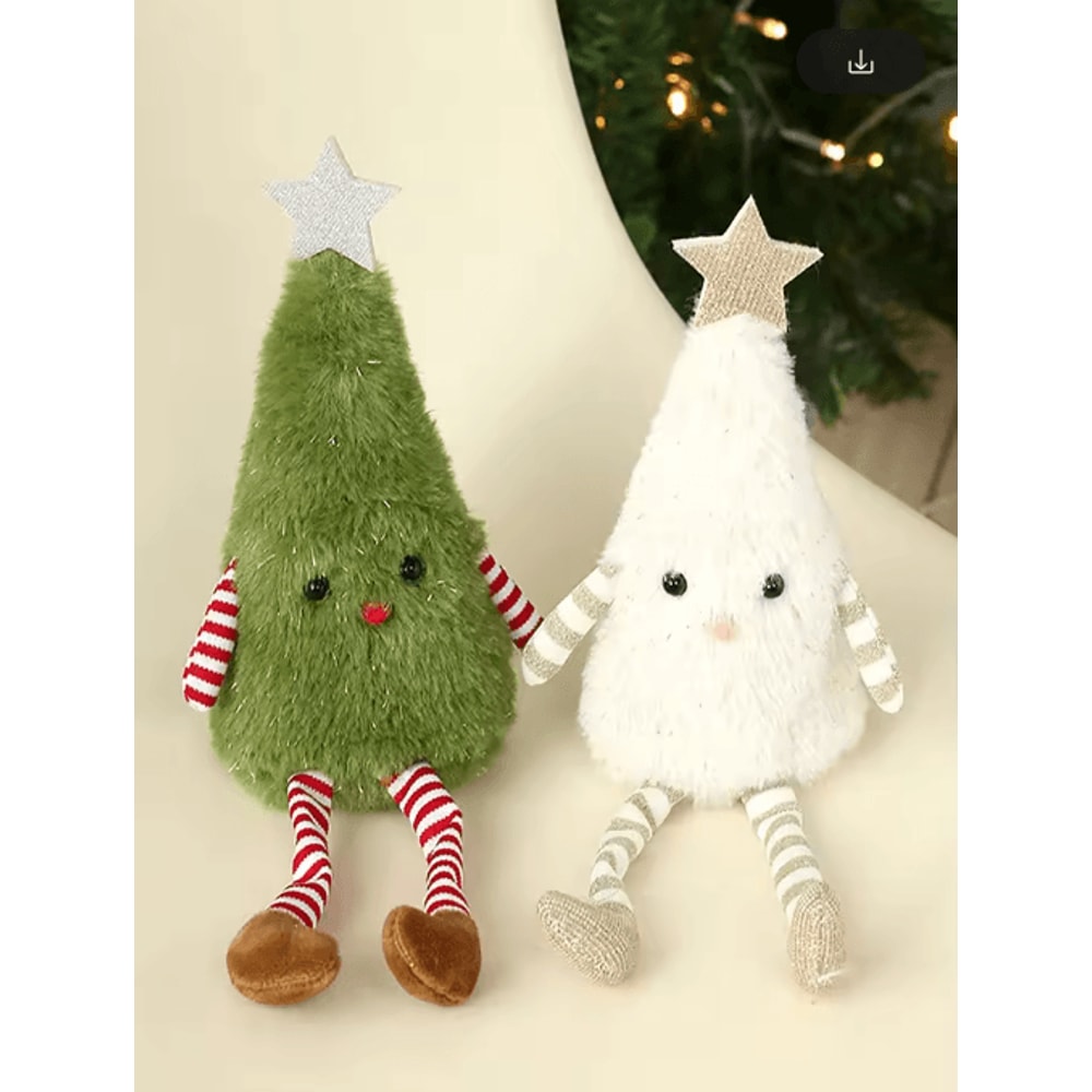 Cute Plush Christmas Tree Doll Festive Holiday Decoration Gift 5