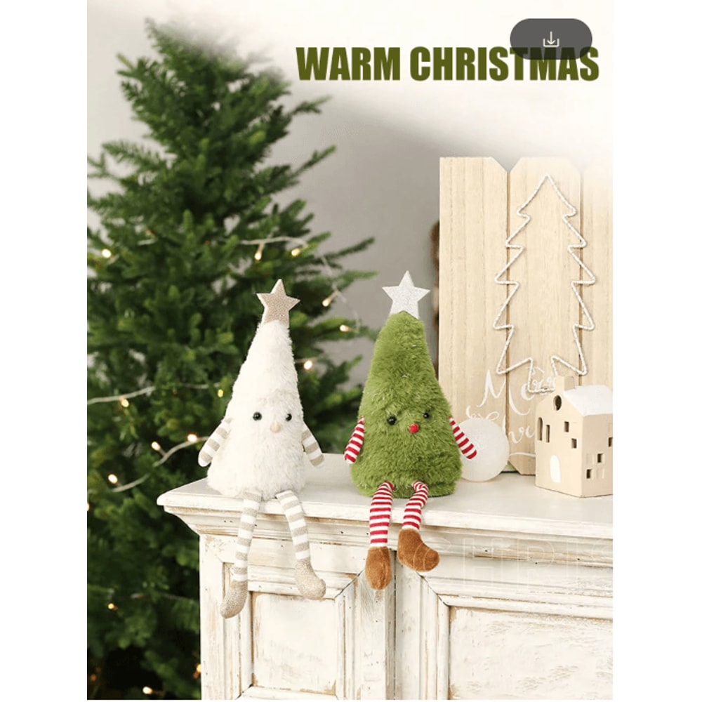 Cute Plush Christmas Tree Doll Festive Holiday Decoration Gift 6