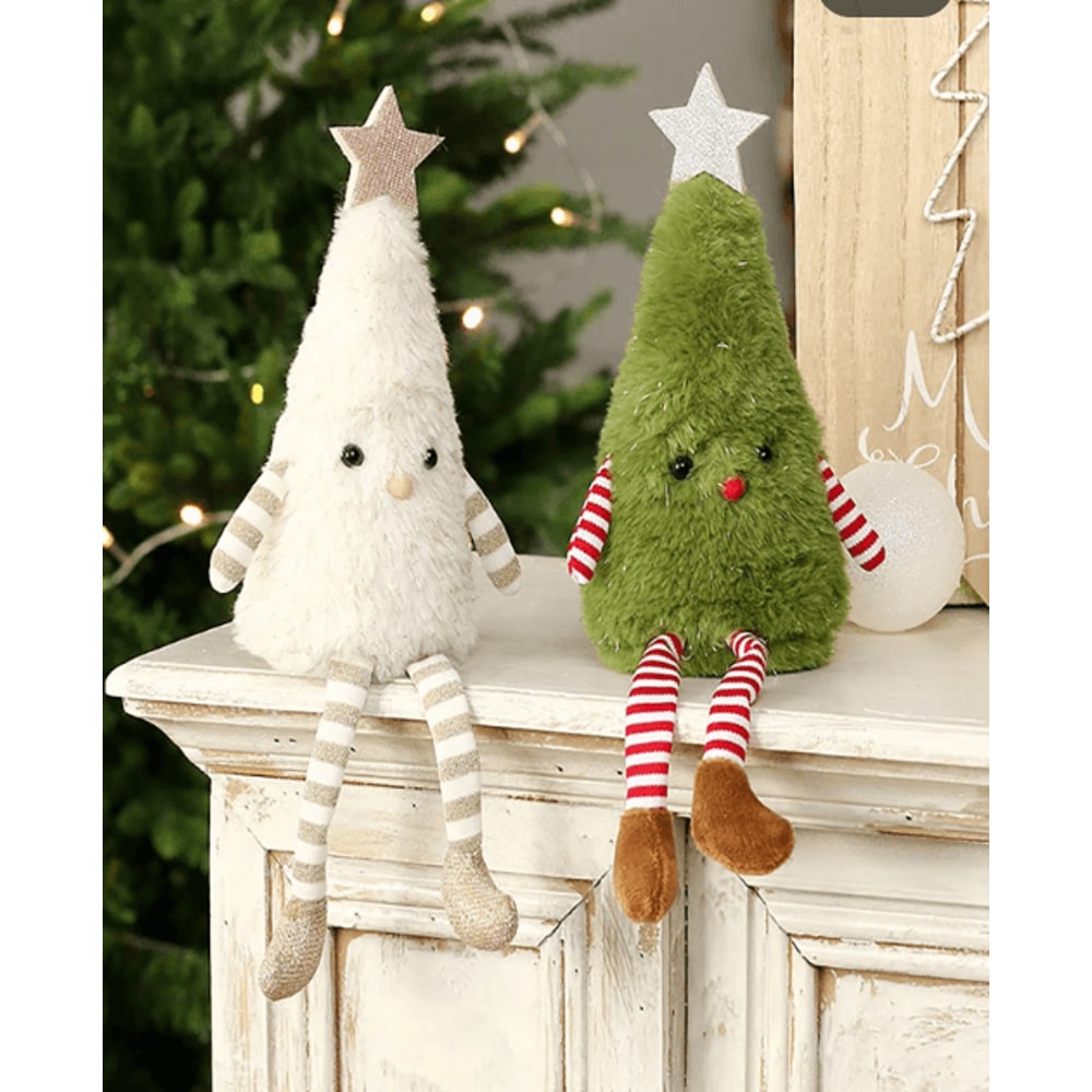 Cute Plush Christmas Tree Doll Festive Holiday Decoration Gift 0
