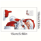 Festive Christmas Wall Sticker Santa Claus Snowman Switch Decal 1