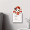 Festive Christmas Wall Sticker Santa Claus Snowman Switch Decal 4