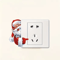 Festive Christmas Wall Sticker Santa Claus Snowman Switch Decal 5