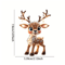 Cute Reindeer Christmas Ornament Acrylic Cartoon Elk Tree Decoration 1