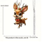Cute Reindeer Christmas Ornament Acrylic Cartoon Elk Tree Decoration 5