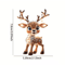 Cute Reindeer Christmas Ornament Acrylic Cartoon Elk Tree Decoration 7