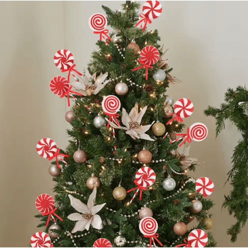 Large Christmas Lollipop Ornament Candy Hanging Decoration For Holiday Displays 9