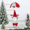 Fun Santa Parachute Christmas Decoration Parachuting Santa Window Ornament 2