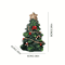Festive Mini Christmas Tree Resin Ornament ChrHoliday Desktop Decoration 5