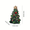 Festive Mini Christmas Tree Resin Ornament ChrHoliday Desktop Decoration 5