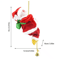 Animated Climbing Santa Decoration Musical Santa Rope Christmas Ornament 2