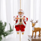 Animated Climbing Santa Decoration Musical Santa Rope Christmas Ornament 5