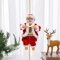Animated Climbing Santa Decoration Musical Santa Rope Christmas Ornament 5