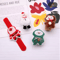DDJOY Christmas Slap Bracelet Plush Elk And Snowman Kids Holiday Wristband 7