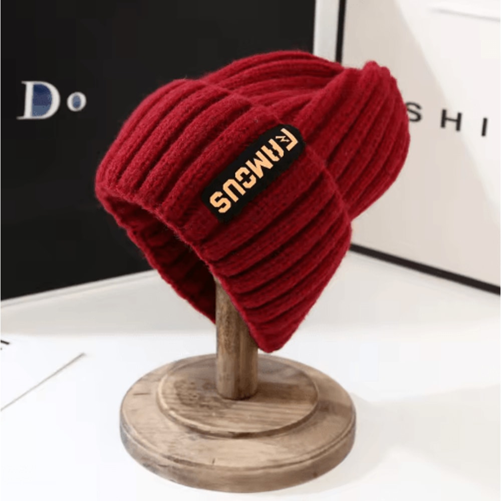Soft Crochet Knit Beanie Unisex Warm Winter Hat For Men Women 1