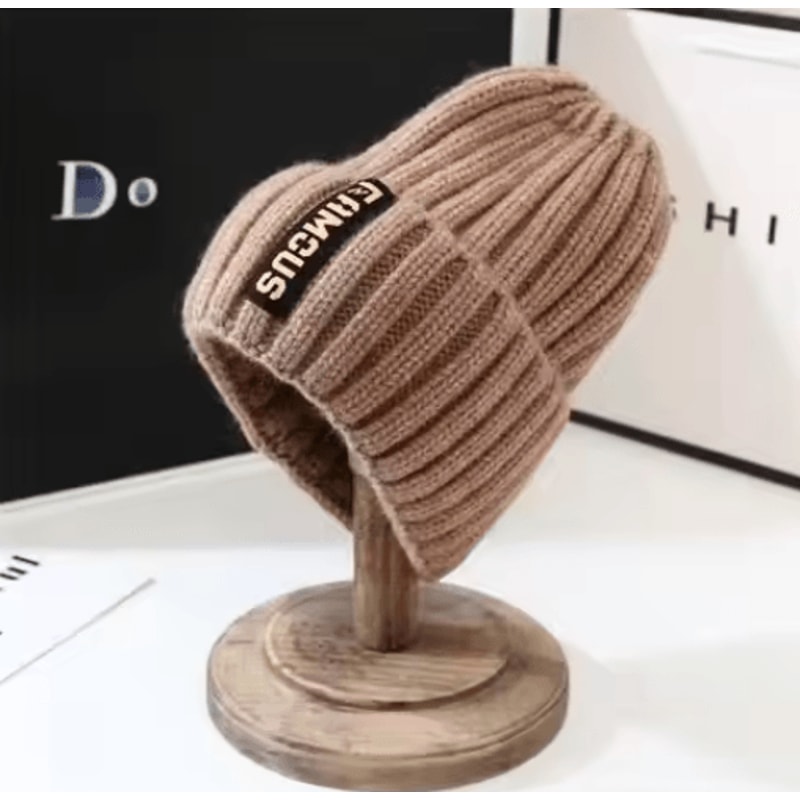 Soft Crochet Knit Beanie Unisex Warm Winter Hat For Men Women 3