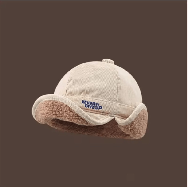 Thick Winter Fleece Beanie Hat With Ear Protection Windproof Outdoor Cap 1