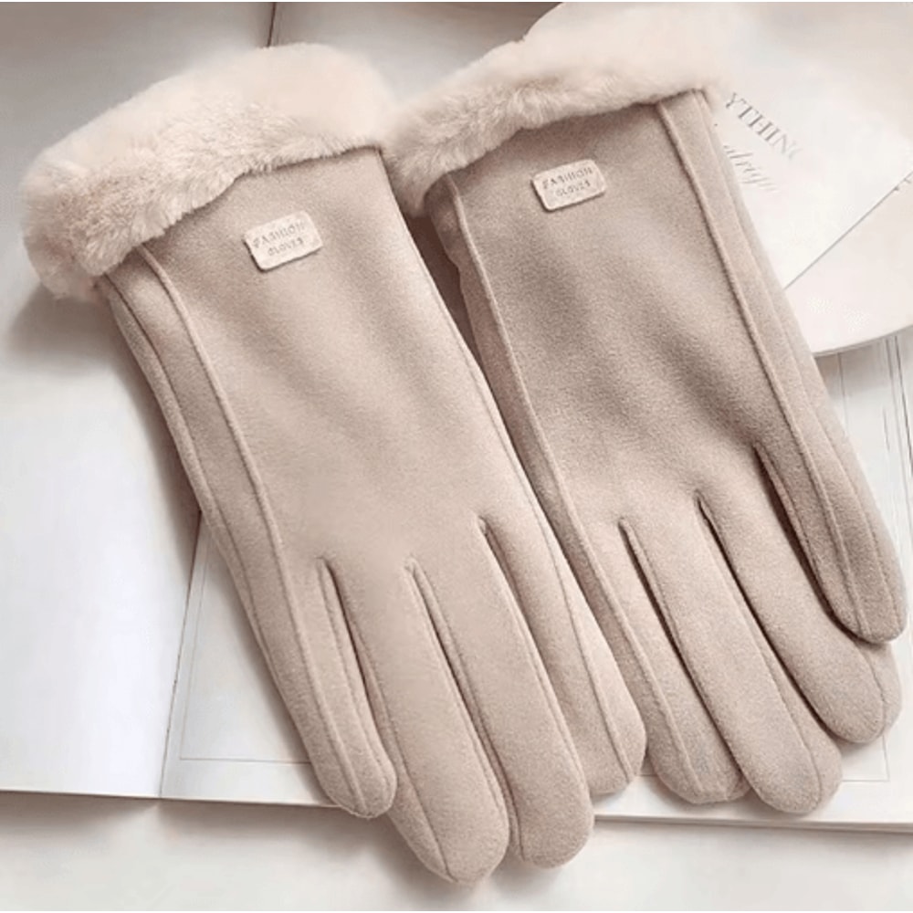 Womens Thermal Cycling Gloves Winter Warm Riding Gloves With Soft Lining 4