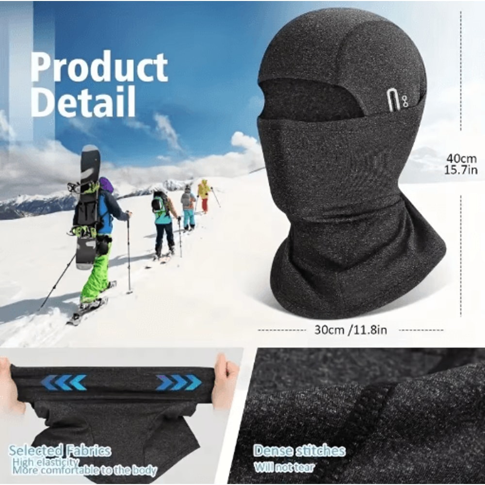 Thermal Winter Balaclava Warm Full Face Mask For Cycling Outdoor Sports 11
