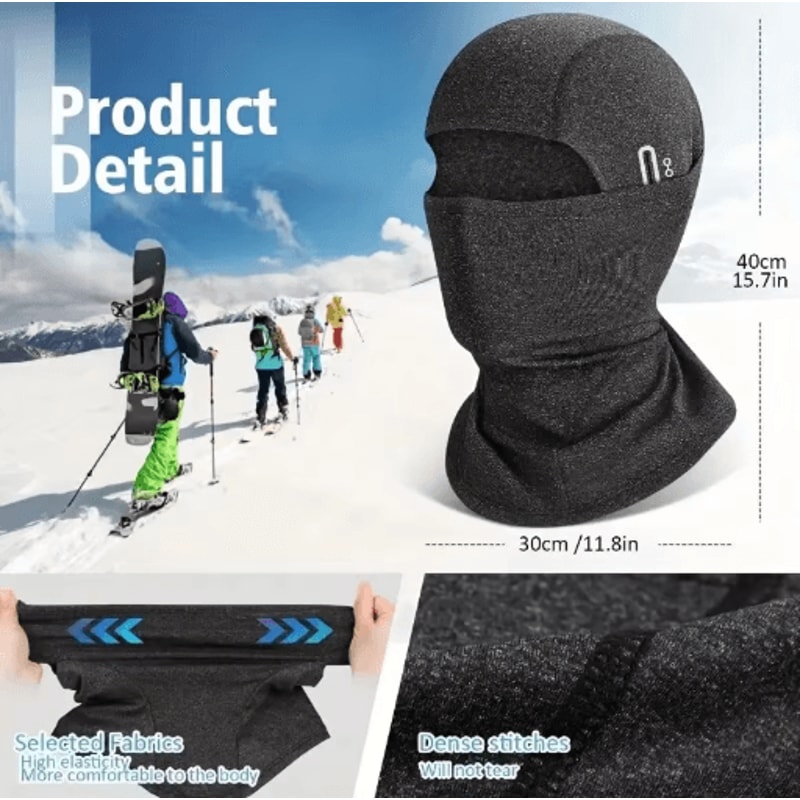 Thermal Winter Balaclava Warm Full Face Mask For Cycling Outdoor Sports 11