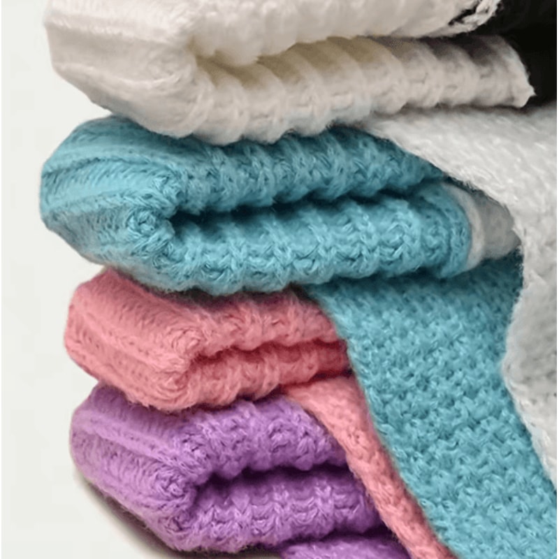 Cute Rabbit Ear Winter Hat Plush Bunny Ear Warm Hat For Women 4