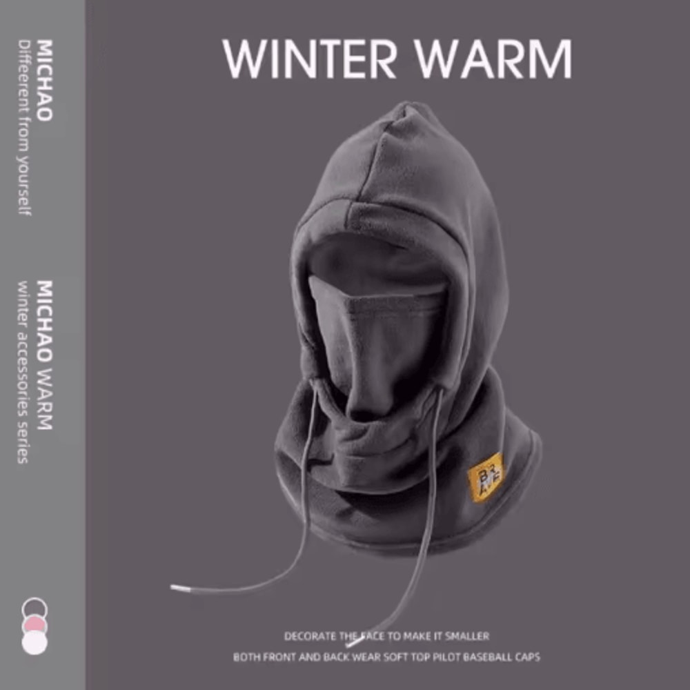 Warm 3in1 Winter Balaclava Hat With Mask And Neck Warmer For Cold Weather 4