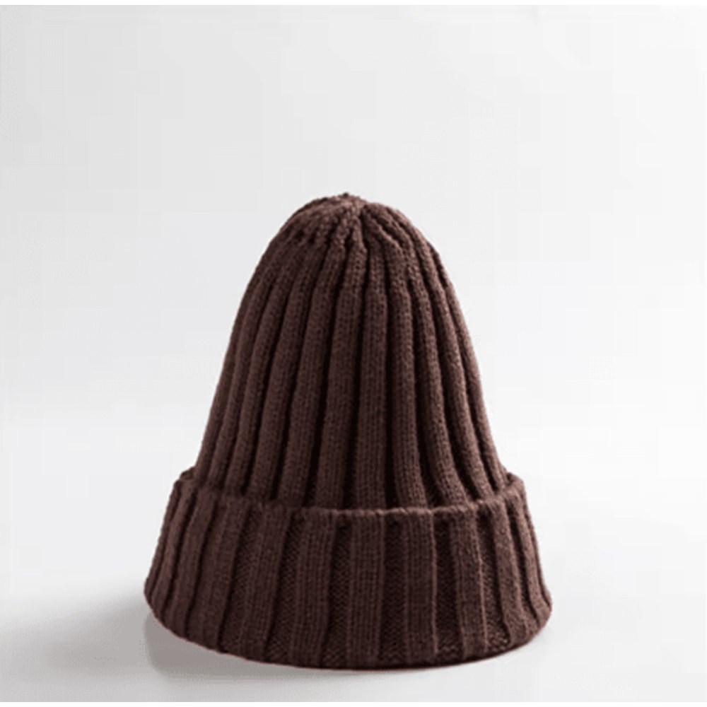 Classic Knitted Winter Hat Warm Wool Beanie With Ear Protection 2