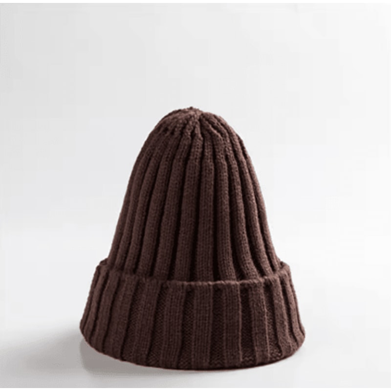 Classic Knitted Winter Hat Warm Wool Beanie With Ear Protection 2