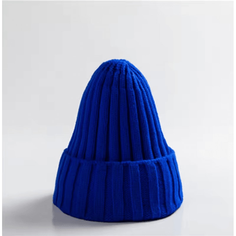Classic Knitted Winter Hat Warm Wool Beanie With Ear Protection 4