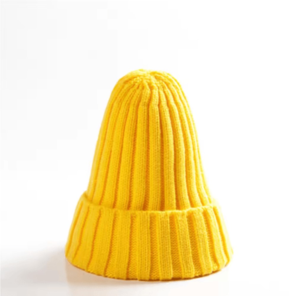 Classic Knitted Winter Hat Warm Wool Beanie With Ear Protection 5