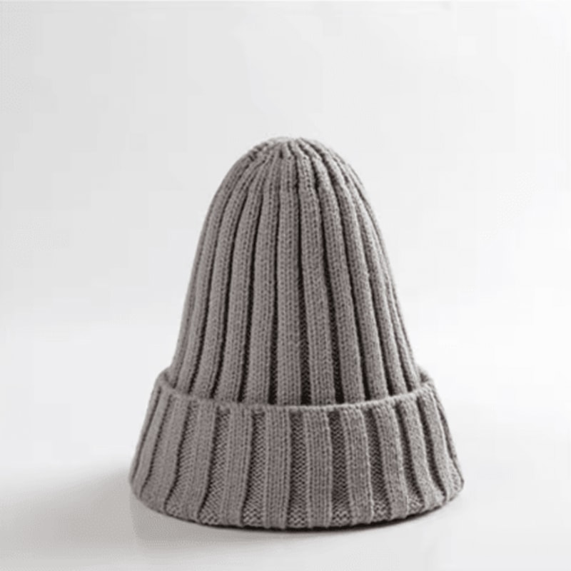 Classic Knitted Winter Hat Warm Wool Beanie With Ear Protection 8
