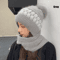 CozyShield Knitted Scarf Beanie Womens Winter Ear Protection Beanie Hat Neck Warmer 3