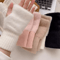 CozyLuxe Fingerless Winter Gloves Soft Plush Knitted Gloves For Women 6