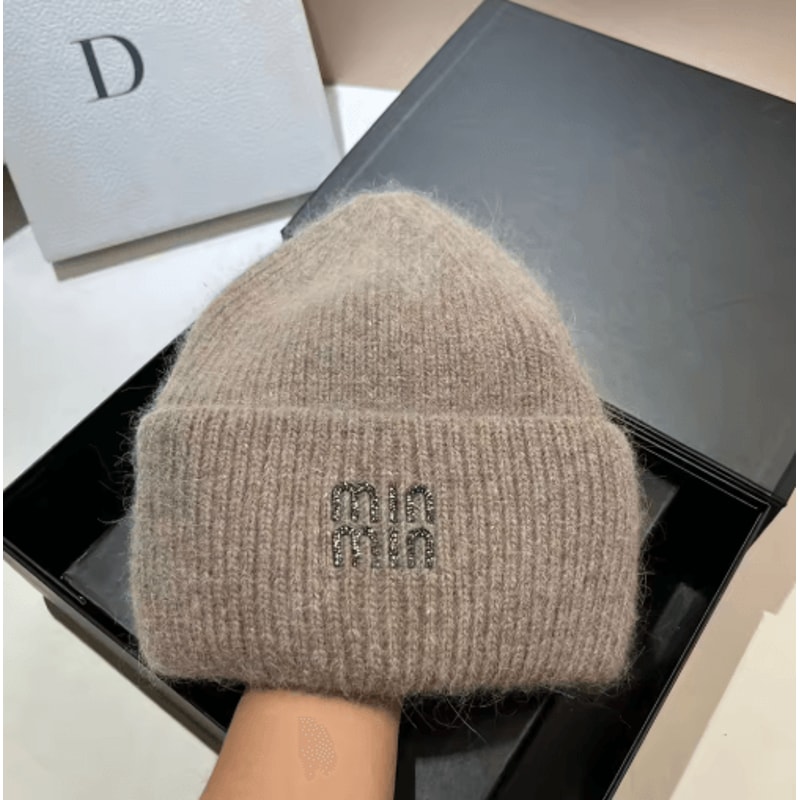 CozyRoll Korean Winter Knit Hat Thick Plush Knitted Beanie With DoubleRolled Edge 11