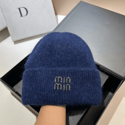 cozyroll korean winter knit hat – thick plush knitted beanie with double-rolled edge