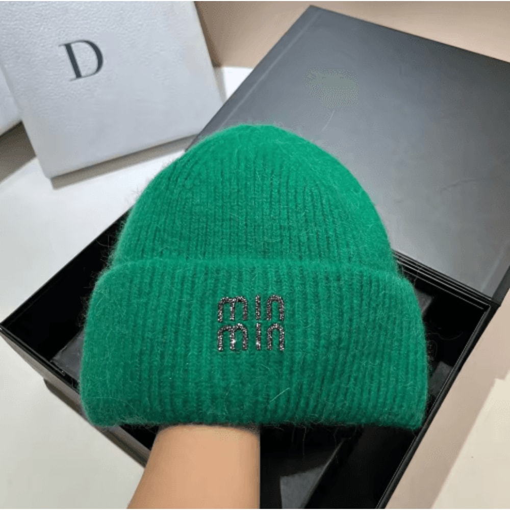 CozyRoll Korean Winter Knit Hat Thick Plush Knitted Beanie With DoubleRolled Edge 8