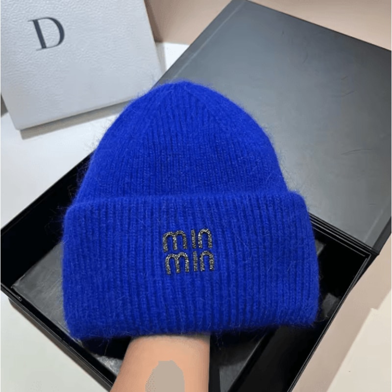 CozyRoll Korean Winter Knit Hat Thick Plush Knitted Beanie With DoubleRolled Edge 13