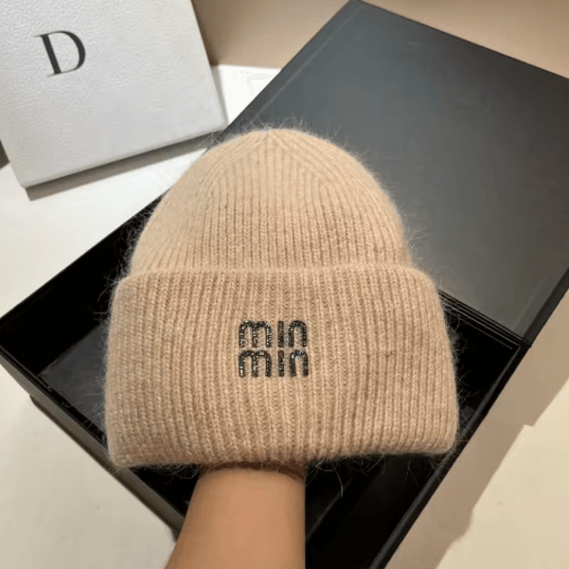 CozyRoll Korean Winter Knit Hat Thick Plush Knitted Beanie With DoubleRolled Edge 16