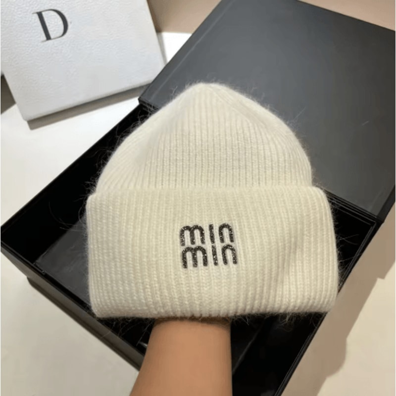 CozyRoll Korean Winter Knit Hat Thick Plush Knitted Beanie With DoubleRolled Edge 18