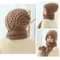 CozyWrap Winter Beanie Scarf Set Womens Knitted Hat And Scarf Windproof Plush Beanie 10