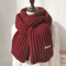 CozyCable Cashmere Knit Scarf Chunky Winter Wrap Scarf For Women Men 5