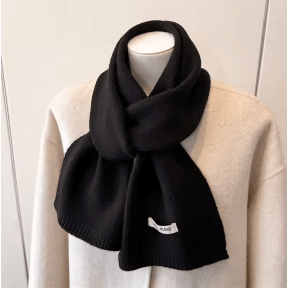 LuxeKnit Korean Winter Scarf Soft Knitted Shawl Scarf For Women 10