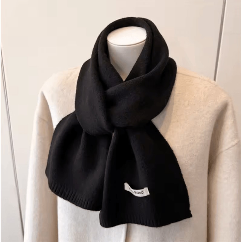 LuxeKnit Korean Winter Scarf Soft Knitted Shawl Scarf For Women 10